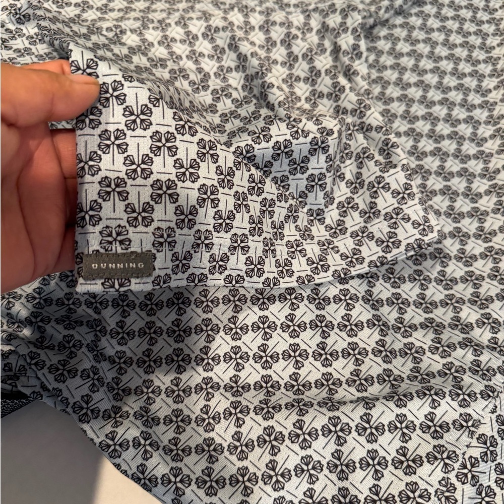 Elegant Gray Patterned Polo Shirt - Picture 11 of 11